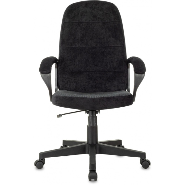 Кресло компьютерное Бюрократ CH 002 Fabric, ткань, пластик, черный Кресло компьютерное Бюрократ CH 002 Fabric, ткань, пластик, черный