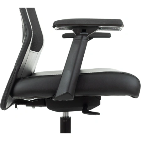 Кресло компьютерное Бюрократ T-995, экокожа/сетка, черный Кресло компьютерное Бюрократ T-995, экокожа/сетка, черный