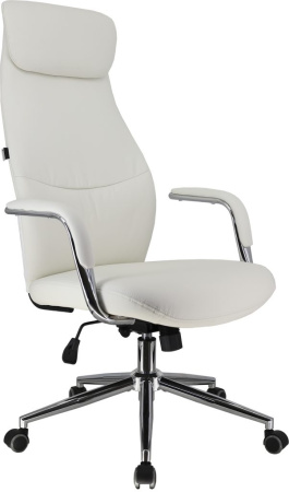 Кресло компьютерное EVERPROF Bell экокожа, кремовый