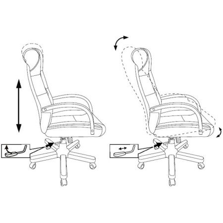 Кресло компьютерное Бюрократ T-9928WALNUT/ECO, черный
