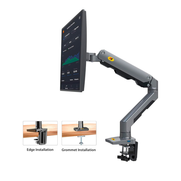 Кронштейн для монитора NB G60 (на один монитор), т.-серый