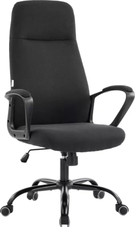 Кресло компьютерное EVERPROF Smart, ткань, черный, металл, корпус черный