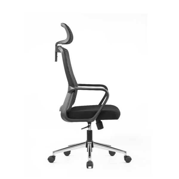 Кресло компьютерное SitZone U-060A, сетка, ткань, черный