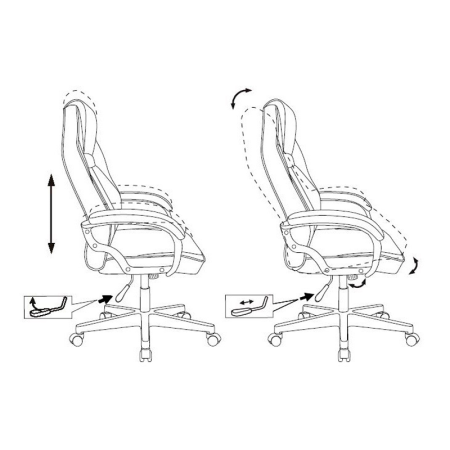 Игровое компьютерное кресло Zombie Driver, черный/красный Игровое компьютерное кресло Zombie Driver, черный/красный