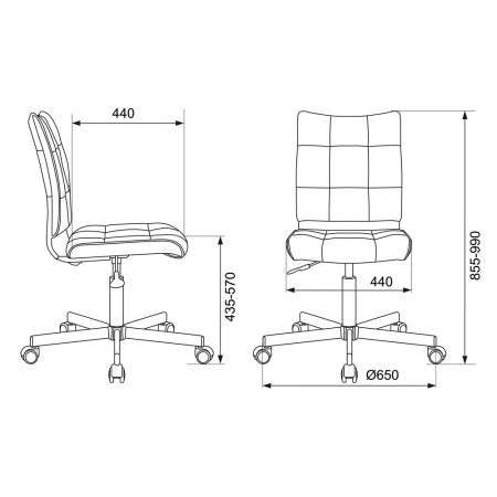 Кресло компьютерное Бюрократ CH-330M/LT-27, темно-синий