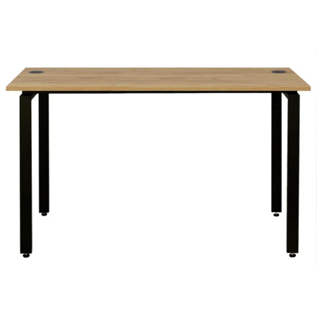 Стол письменный Millwood Лофт Сиэтл (ДТ-5), 1300х700 мм, дуб золотой крафт, черный