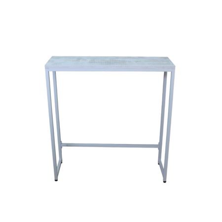 Стол консольный RION ALLERD, белый муар, Энигма