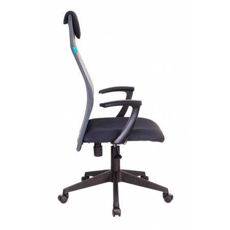 Кресло компьютерное Бюрократ KB-8/DG/TW-12, серый