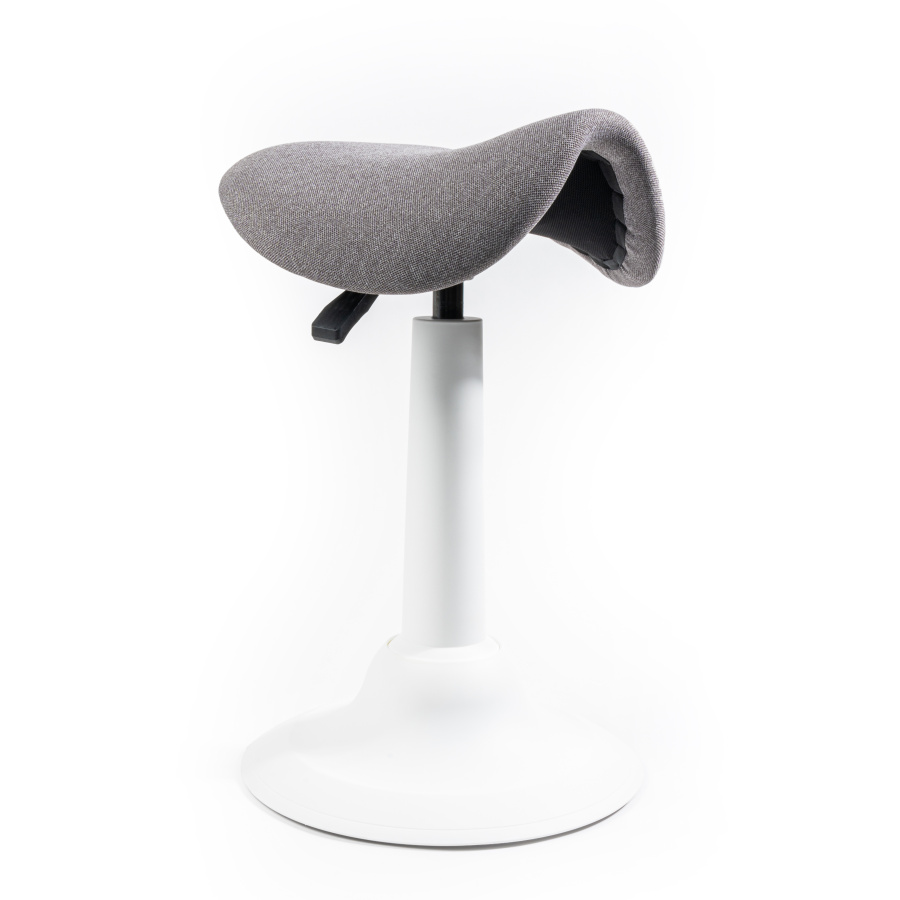 Стул для активного сиденья Chair Meister Saddle, белый каркас, серый