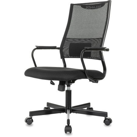 Компьютерное кресло Бюрократ CH Balance, сетка, ткань, черный, металл, черный