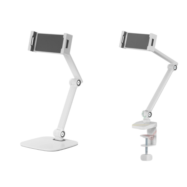 Крепление для планшета (смартфона) Tablet Clamp, белый матовый