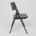 Стул складной, пластик, темно-серый