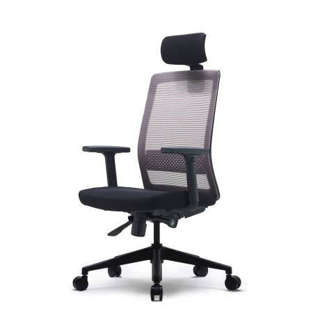 Кресло компьютерное Bestuhl S30, рама черная, черный/красный