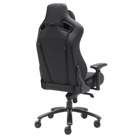 Игровое компьютерное кресло EVERPROF Puma, ткань, экокожа, металл, черный Игровое компьютерное кресло EVERPROF Puma, ткань, экокожа, металл, черный
