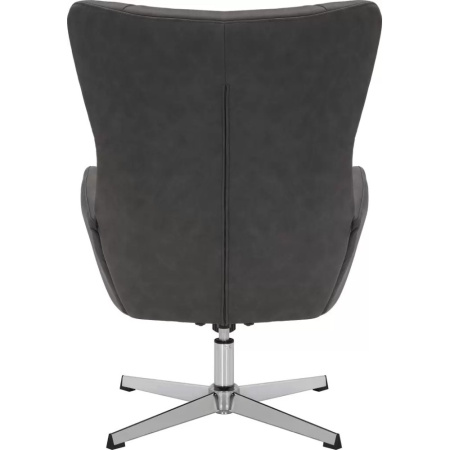 Кресло мягкое EVERPROF Apple, ткань, темно-серый