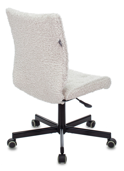 Кресло компьютерное Бюрократ CH-330M, экомех, молочный