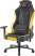 Кресло игровое EVERPROF Rapid, экокожа, черный, желтый, крестов. металл