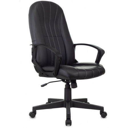 Кресло компьютерное Бюрократ T-898, экокожа, пластик, черный