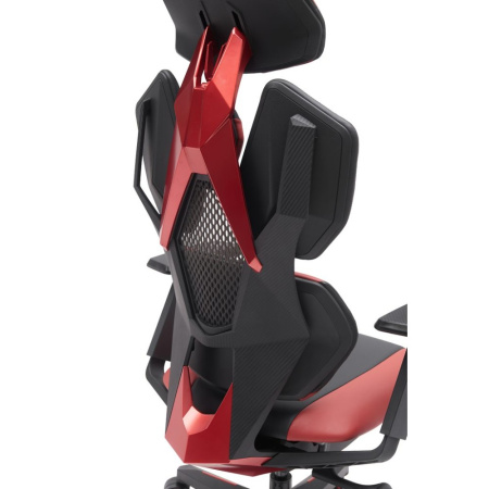 Игровое компьютерное кресло EVERPROF Tiger, экокожа, пластик, красный, черный