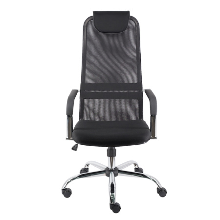 Кресло компьютерное EVERPROF EP-708, ткань, сетка, металл, черный