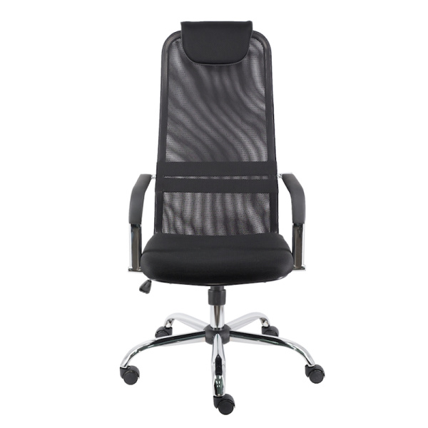 Кресло компьютерное EVERPROF EP-708, ткань, сетка, металл, черный Кресло компьютерное EVERPROF EP-708, ткань, сетка, металл, черный