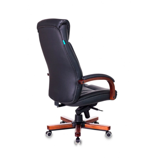 Кресло компьютерное Бюрократ T-9922WALNUT/Black, черный Кресло компьютерное Бюрократ T-9922WALNUT/Black, черный