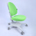 Кресло детское Ergosmart Gulliver, ткань, пластик, корпус белый, с чехлом салатовым, серый