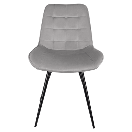 Стул Бюрократ "CH-K2_4", ткань, светло-серый, металл, комплект 4 штуки