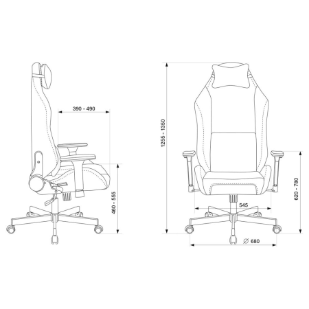Игровое компьютерное кресло Knight VIKING N1 Fabric Light-27, синий