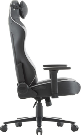 Кресло игровое EVERPROF Rapid, экокожа, черный, серый, крестов. металл Кресло игровое EVERPROF Rapid, экокожа, черный, серый, крестов. металл