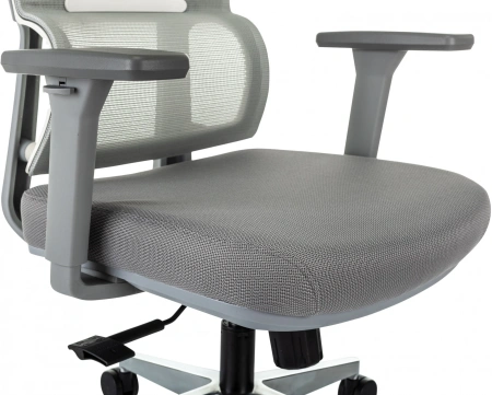 Кресло компьютерное Бюрократ MC-G715N-H, сетка, ткань, серый
