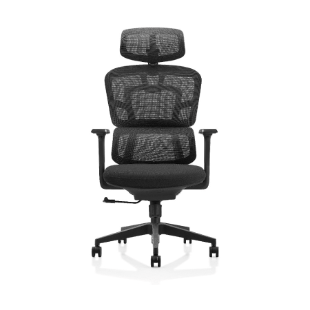 Кресло компьютерное SitZone U-062A, сетка, черный