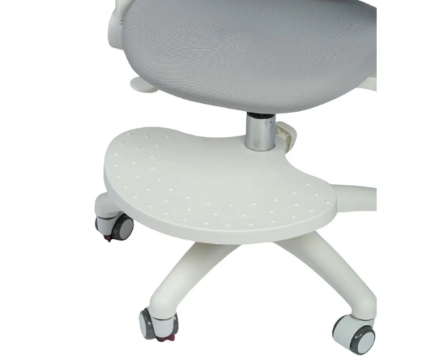 Кресло детское YOKA YC-4 Otis, сетчатая ткань, серый, пластик, белый