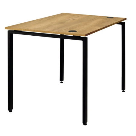 Стол письменный Millwood Лофт Сиэтл (ДТ-5), 1600х700 мм, дуб золотой крафт, черный