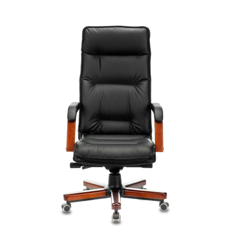Кресло компьютерное Бюрократ T-9927WALNUT/BLACK, черный