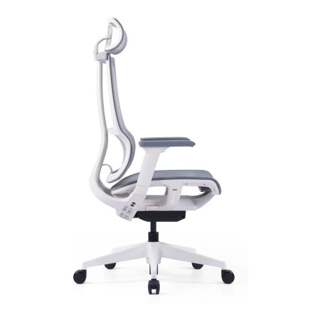 Кресло компьютерное SitZone E-303-001A-P1-WH, сетка, серый