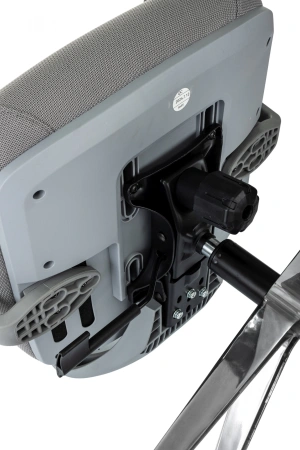 Кресло компьютерное Бюрократ MC-G715N-H, сетка, ткань, серый