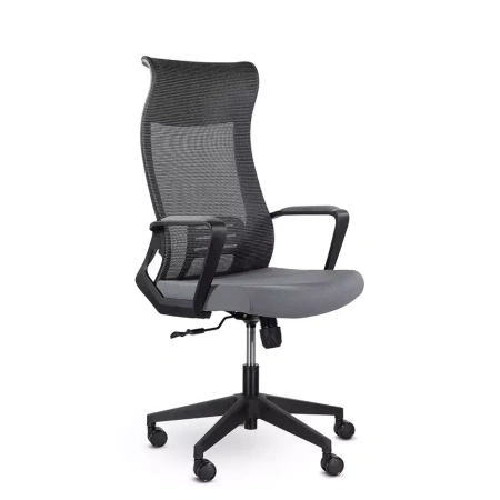 Кресло компьютерное UTFC Рекорд М-878 ткань, серый, крестов. пластик