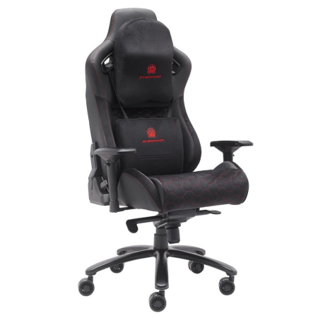 Игровое компьютерное кресло EVERPROF Puma, ткань, экокожа, металл, черный Игровое компьютерное кресло EVERPROF Puma, ткань, экокожа, металл, черный