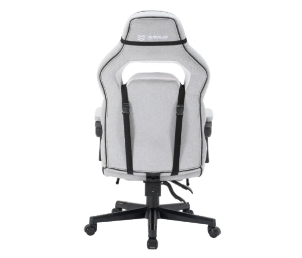 Кресло игровое BRAVE WS-5 Wong Grey ткань, св.-серый, крестов. металл Кресло игровое BRAVE WS-5 Wong Grey ткань, св.-серый, крестов. металл