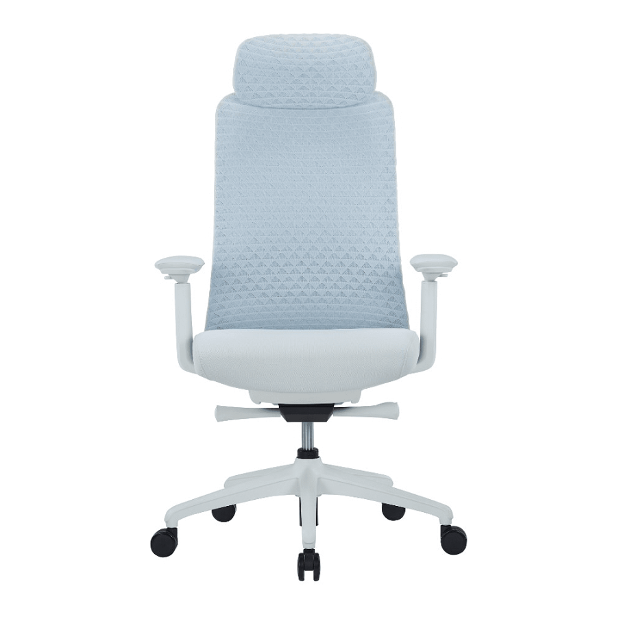 Кресло компьютерное SitZone CH-531A-BS, ткань, пластик, белый, -30% 