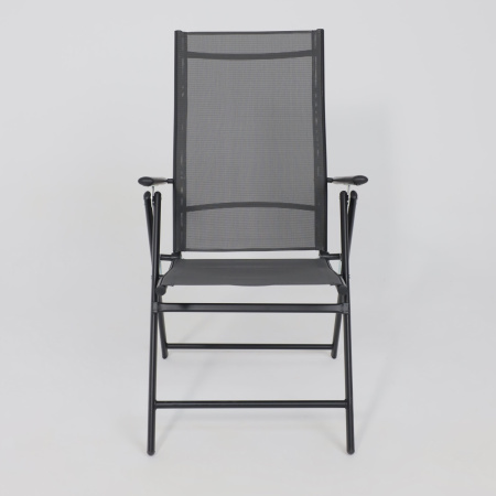 Кресло садовое AksHome CATANIA, ткань, серый, черный