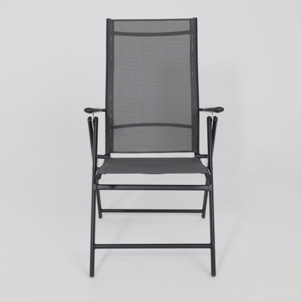 Кресло садовое AksHome CATANIA, ткань, серый, черный Кресло садовое AksHome CATANIA, ткань, серый, черный