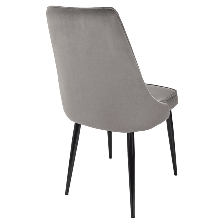 Стул Бюрократ "CH-K4", ткань, темно-серый, металл