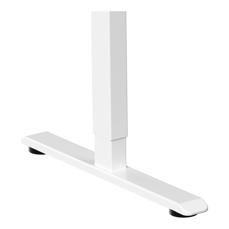 Стол с электроприводом WellDesk Prime, 1300x675х18 мм, белый, сосна аланд полярная