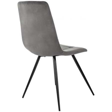 Стул Бюрократ "CH-K1_2", ткань, тёмно-серый, металл, комплект 2 штуки