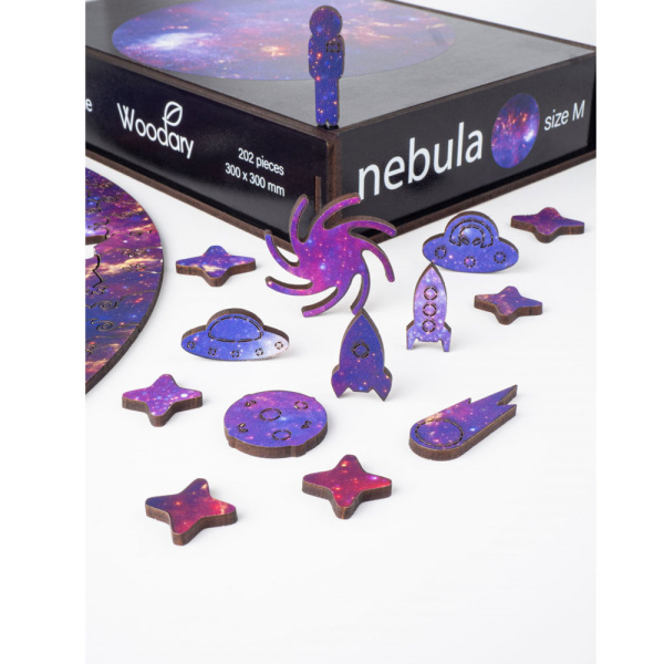 Пазл деревянный "Nebula", разноцветный