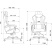 Кресло компьютерное Бюрократ A4Tech Bloody GC-560, искусственная замша, черный, металл