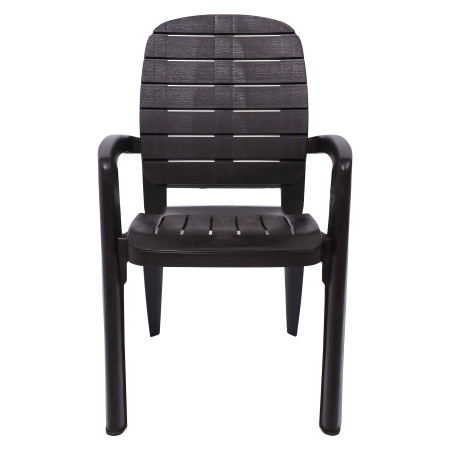 Кресло садовое "Прованс", пластик, шоколадный