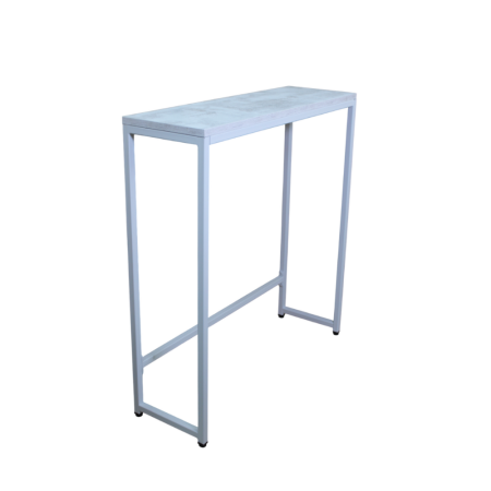 Стол консольный RION ALLERD, белый муар, Энигма